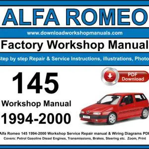Alfa Romeo 145 service repair manual PDF download