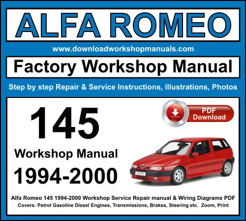 Alfa Romeo 145 service repair manual PDF download