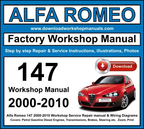 Alfa Romeo 147 service repair manual PDF download