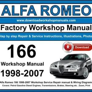 Alfa Romeo 166 service repair manual PDF download