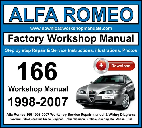 Alfa Romeo 166 service repair manual PDF download