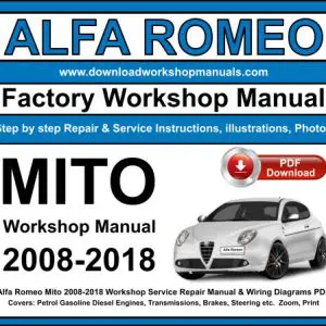 Alfa Romeo Mito service repair manual PDF download