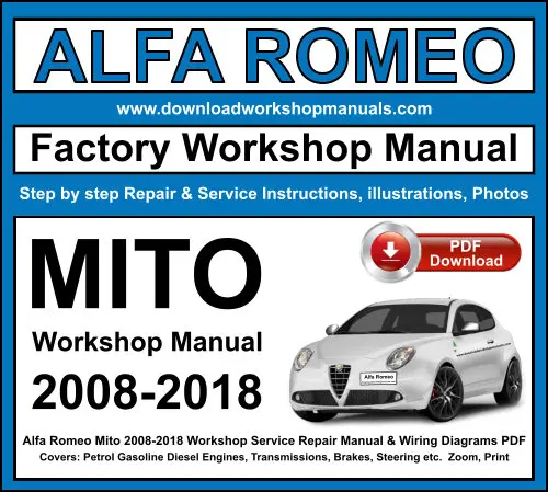 Alfa Romeo Mito service repair manual PDF download