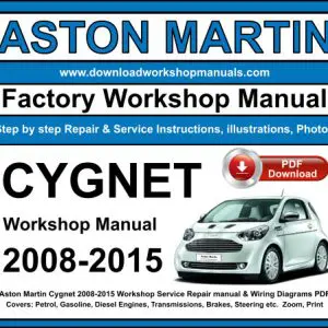 Aston Martin Cygnet service repair manual PDF download