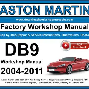 Aston Martin DB9 service repair manual PDF download