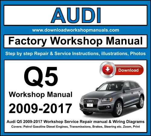 Audi Q5 2009-2017 service repair manual PDF download