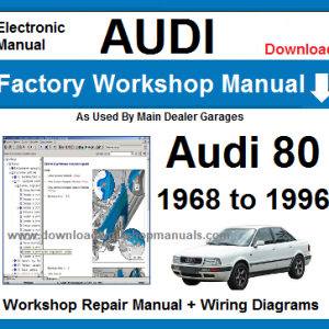 Audi 80 1968-1996 service repair manual PDF download