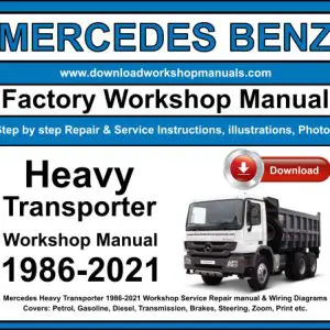 Mercedes Heavy Transporter service repair manual PDF download