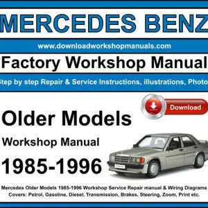 Mercedes Older Models service repair manual PDF download