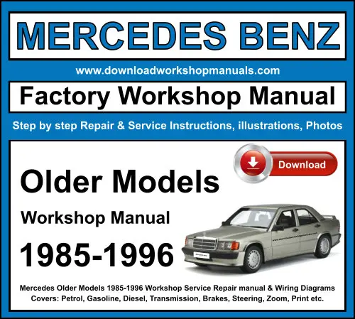 Mercedes Older Models service repair manual PDF download