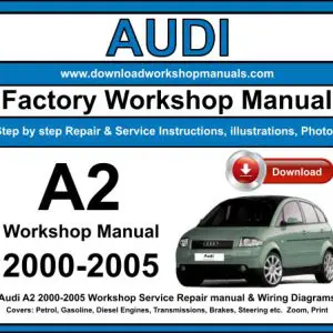 Audi A2 2000-2005 service repair manual PDF download