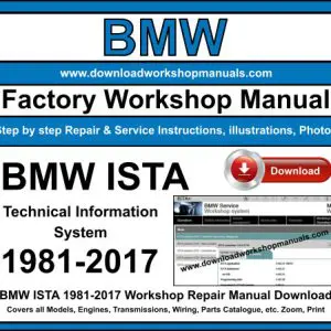 BMW ISTA 1981-2017 service repair manual PDF download