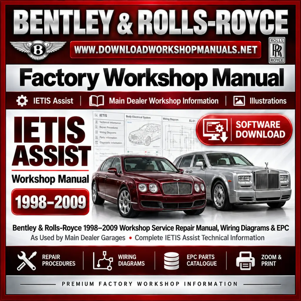 Bentley and Rolls Royce 1998-2009 workshop service repair manual software download