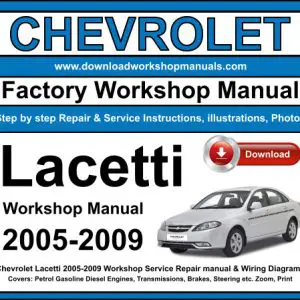 Chevrolet Lacetti 2005-2009 service repair manual PDF download