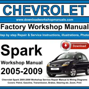Chevrolet Spark 2005-2009 service repair manual PDF download