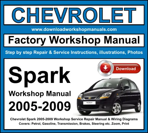 Chevrolet Spark 2005-2009 service repair manual PDF download