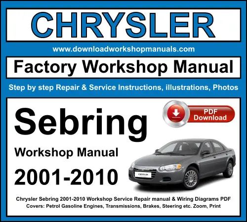 Chrysler Sebring 2001-2010 service repair manual PDF download