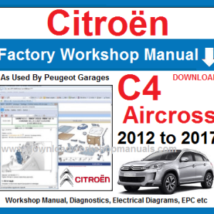 Citroen C4 Aircross 2012-2017 service repair manual PDF download