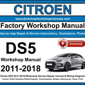 Citroen DS5 2011-2018 service repair manual PDF download