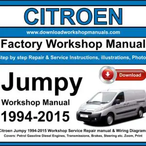 Citroen Jumpy 1994-2015 service repair manual PDF download