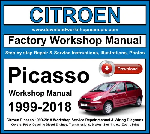 Citroen Picasso 1999-2018 service repair manual PDF download