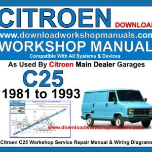Citroen C25 1981-1993 service repair manual PDF download
