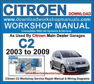 Citroen C2 2003-2009 service repair manual PDF download