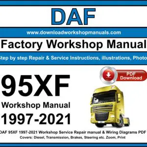 DAF 95XF service repair manual PDF download