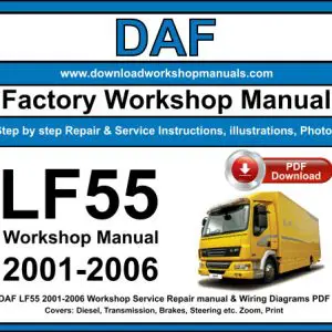 DAF LF55 service repair manual PDF download