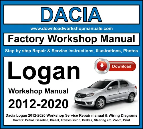 Dacia Logan 2012-2020 service repair manual PDF download