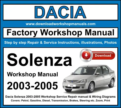 Dacia Solenza 2003-2005 service repair manual PDF download