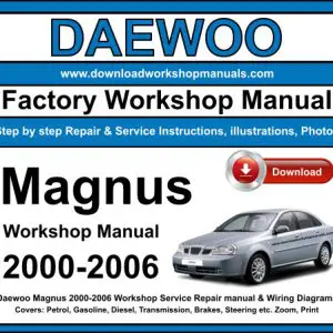 Daewoo Magnus 2000-2006 service repair manual PDF download