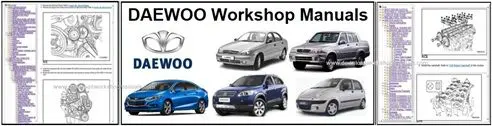 Daewoo workshop repair manuals PDF download