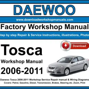 Daewoo Tosca 2006-2011 service repair manual PDF download