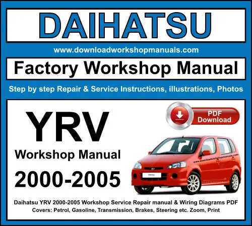 Daihatsu YRV 2000-2005 service repair manual PDF download