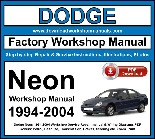 Dodge Neon 1994-2004 service repair manual PDF download