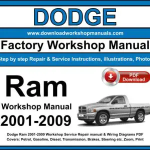 Dodge Ram 2001-2009 service repair manual PDF download