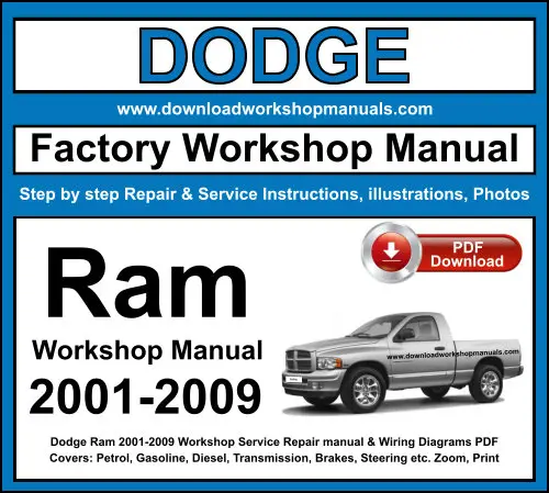 Dodge Ram 2001-2009 service repair manual PDF download
