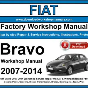 Fiat Bravo 2007-2014 service repair manual PDF download
