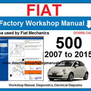 Fiat 500 2007-2015 service repair manual PDF download
