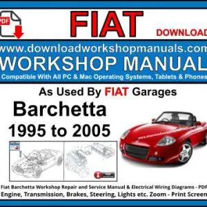 Fiat Barchetta 1995-2005 service repair manual PDF download