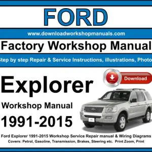 Ford Explorer 1991-2015 service repair manual PDF download