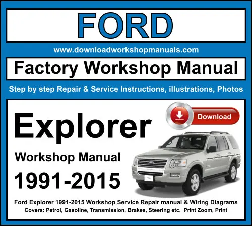 Ford Explorer 1991-2015 service repair manual PDF download