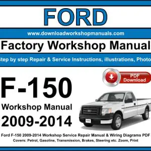 Ford F-150 2011-2014 service repair manual PDF download