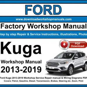 Ford Kuga 2013-2019 service repair manual PDF download