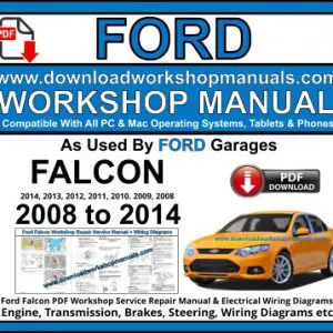 Ford Falcon 2008-2014 service repair manual PDF download