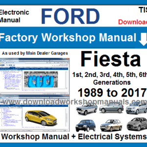 Ford Fiesta 1989-2017 service repair manual PDF download