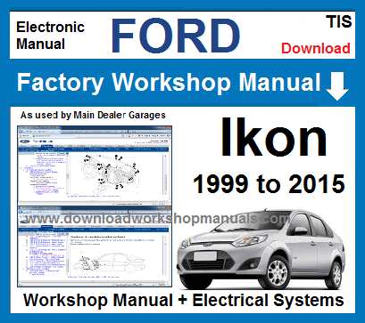 Ford Ikon 1999-2015 service repair manual PDF download