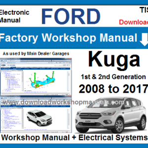 Ford Kuga 2008-2017 service repair manual PDF download