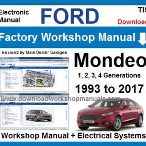 Ford Mondeo 1993-2017 service repair manual PDF download